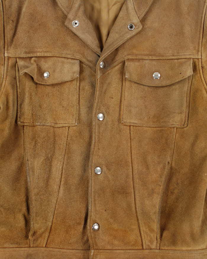 Vintage 1960s Sprung Western Wear Suede Jacket - M
