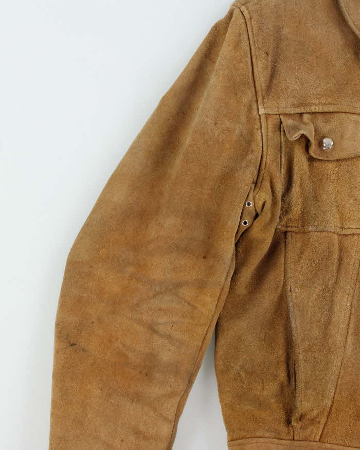 Vintage 1960s Sprung Western Wear Suede Jacket - M