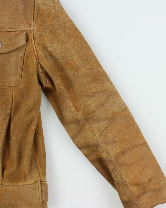 Vintage 1960s Sprung Western Wear Suede Jacket - M