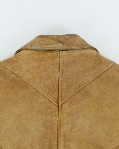 Vintage 1960s Sprung Western Wear Suede Jacket - M