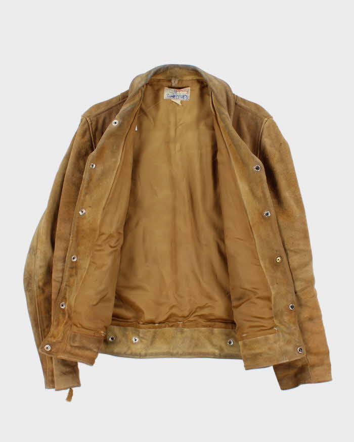 Vintage 1960s Sprung Western Wear Suede Jacket - M