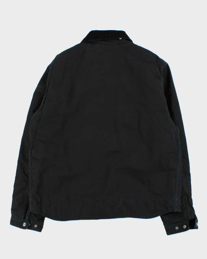 Carhartt Detroit Blanket Lined Black Oversized Workwear Jacket - L