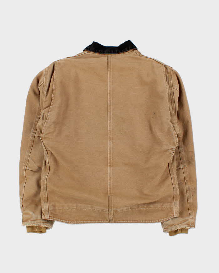 Vintage 00s Carhartt J164 Brown Sherpa Lined Oversized Workwear