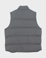 Vintage Carhartt Grey Duck Down Puffer Gilet - XL