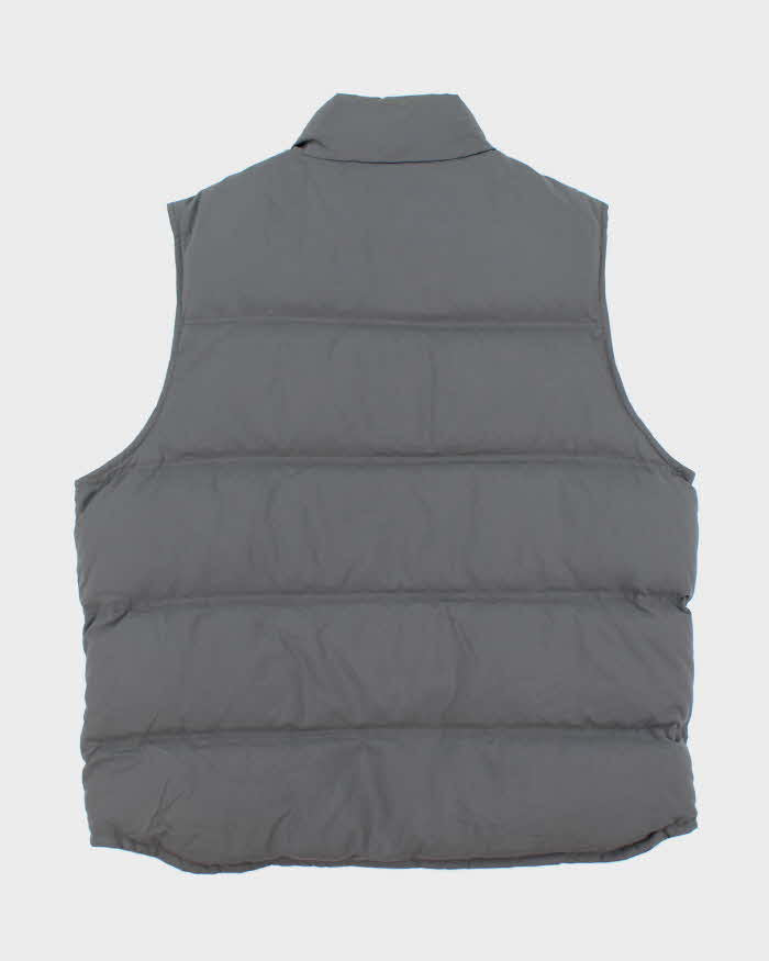 Vintage Carhartt Grey Duck Down Puffer Gilet - XL