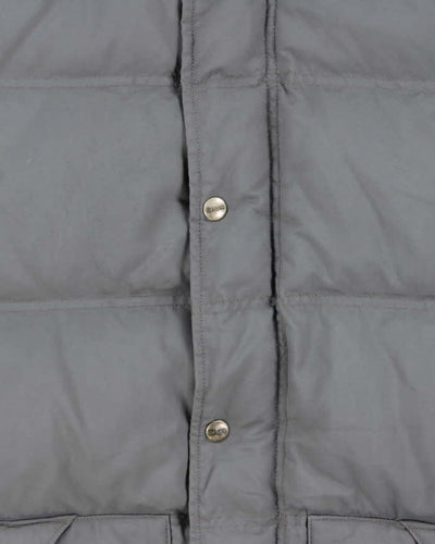 Vintage Carhartt Grey Duck Down Puffer Gilet - XL