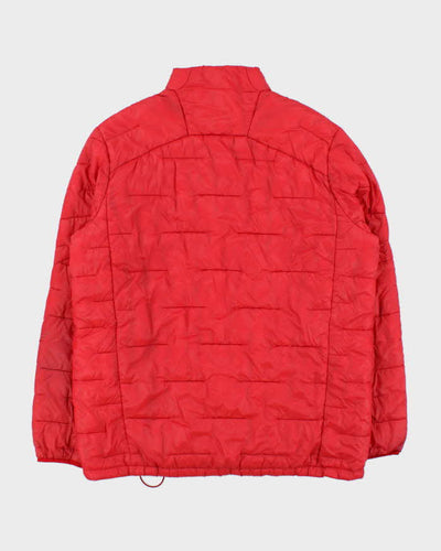 Patagonia Red Down Filled Long Puffer Jacket - XL