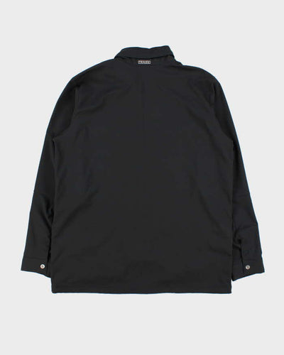 Vintage Eddie Bauer Black Technical Packable Hood Jacket - XL