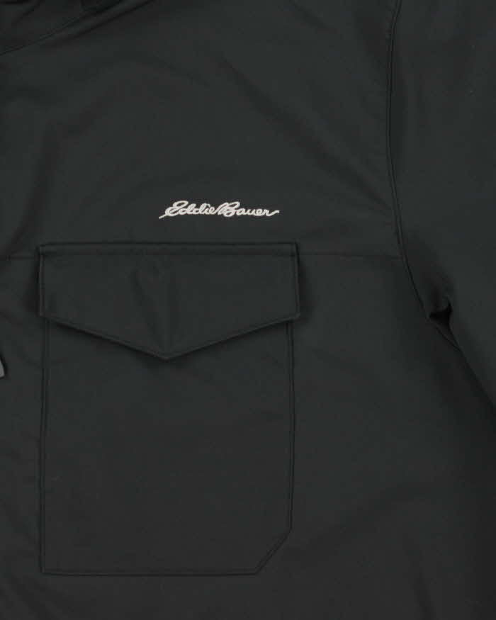 Vintage Eddie Bauer Black Technical Packable Hood Jacket - XL
