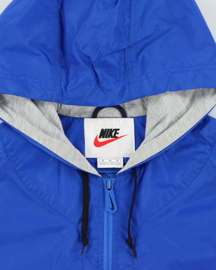 Vintage 1990s Nike Half-Zip Lightweight Hooded Pullover - L