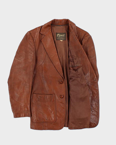 Vintage 1970s Esprit Leather Blazer Jacket - M