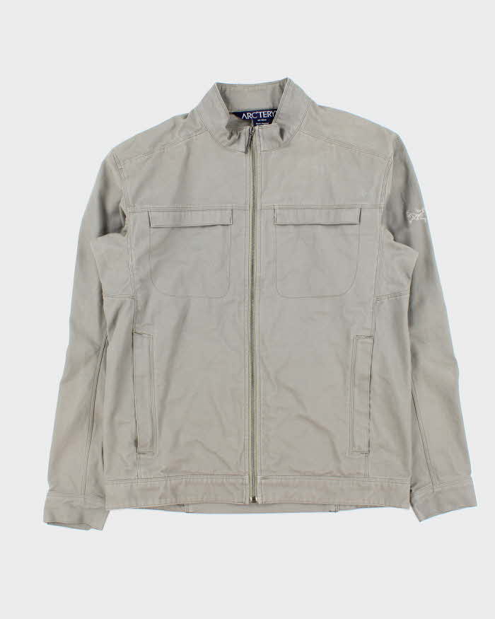 Vintage 00s Arc'teryx Crosswire Khaki Cotton Jacket - M