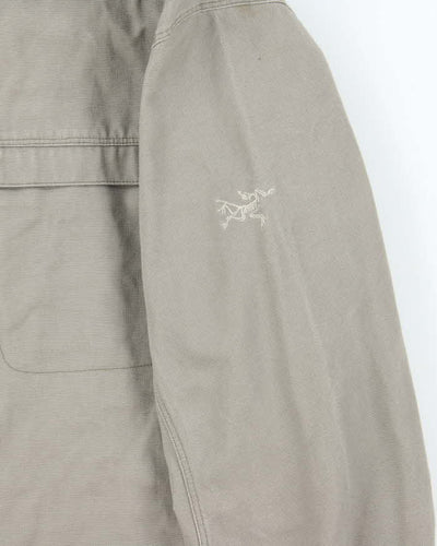 Vintage 00s Arc'teryx Crosswire Khaki Cotton Jacket - M