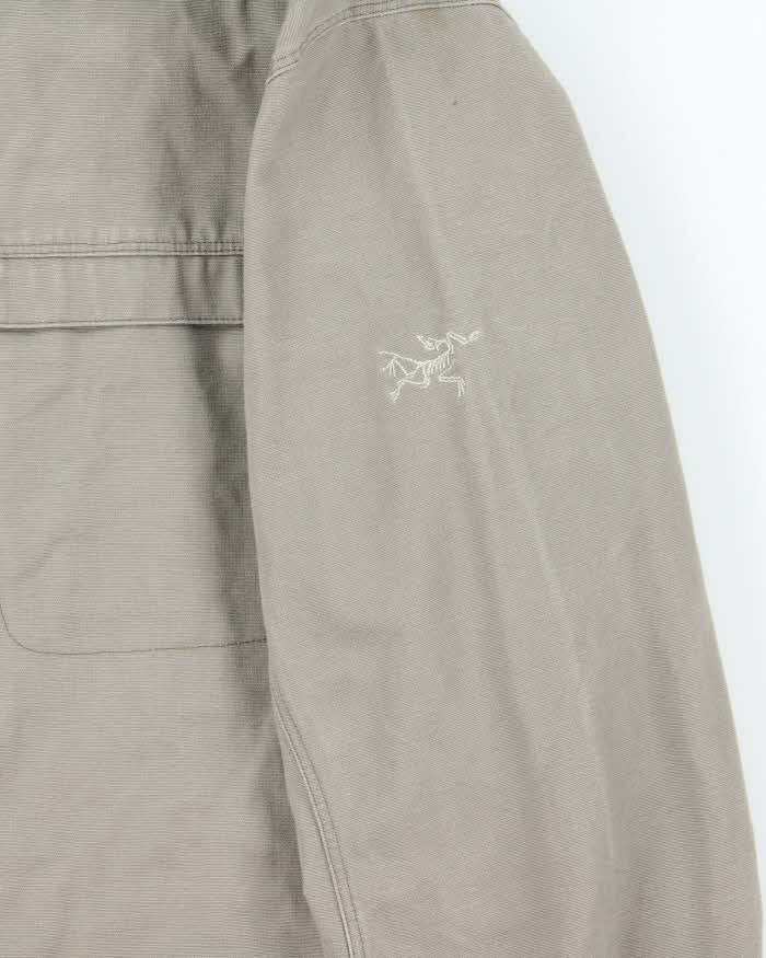 Vintage 00s Arc'teryx Crosswire Khaki Cotton Jacket - M