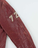Vintage 1972 Capelli 'McMaster University Hamilton' Leather Varsity Jacket - M