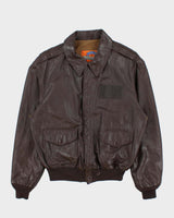 Vintage 1990s Cooper A.2 Goatskin US Airforce Leather Flight Jacket - XL