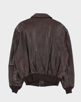 Vintage 1990s Cooper A.2 Goatskin US Airforce Leather Flight Jacket - XL
