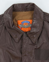 Vintage 1990s Cooper A.2 Goatskin US Airforce Leather Flight Jacket - XL