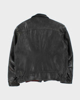 Vintage 1950s Leather U.S Trucker Jacket - XL