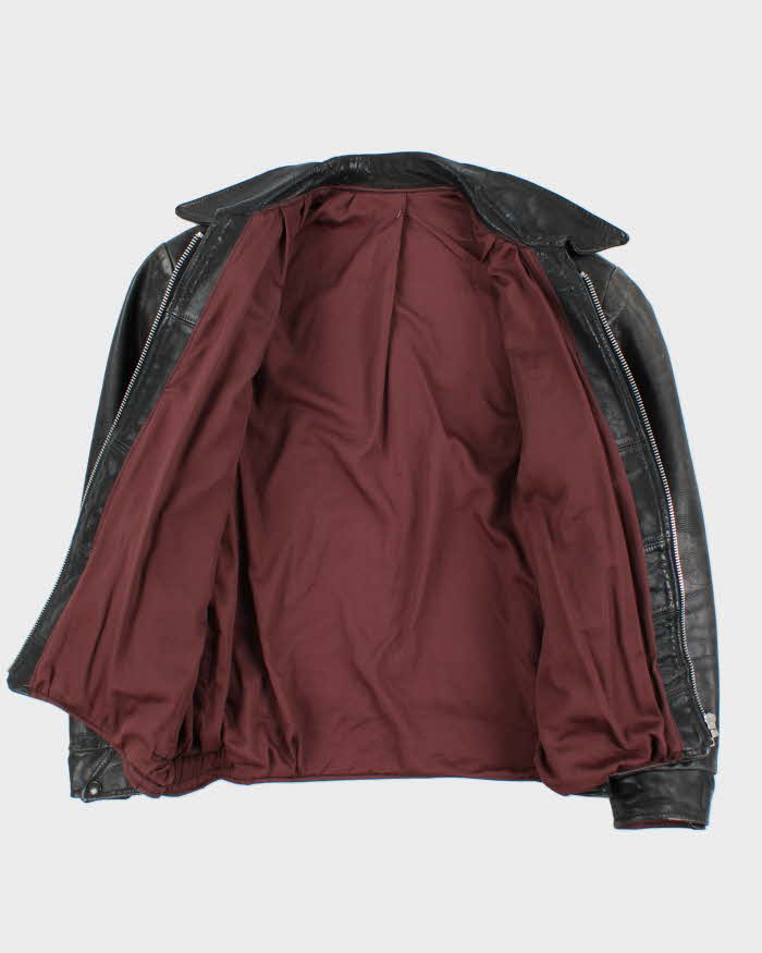 Vintage 1950s Leather U.S Trucker Jacket - XL