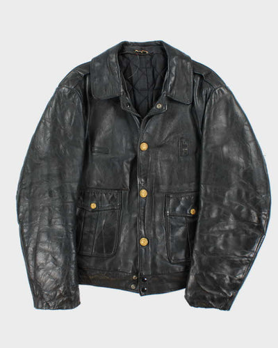 Vintage Chicago Police Leather Jacket - L