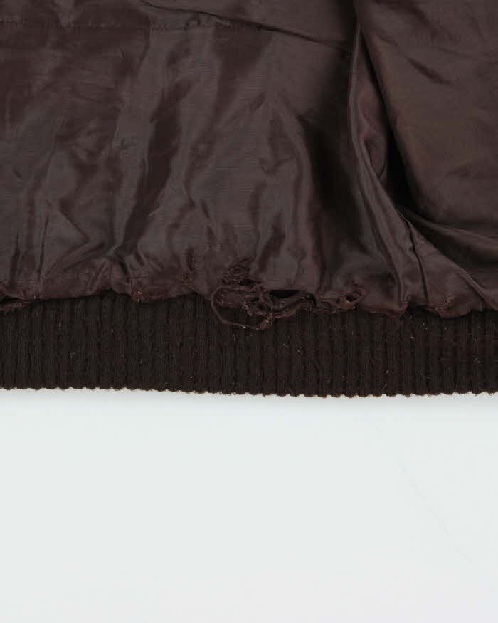 Vintage Diamonds Leather Aerospace Air & Navy GW1 Leather Flight Jacket - L