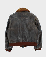 Vintage 1950s Horsehide Leather G-1 Flight Jacket - L