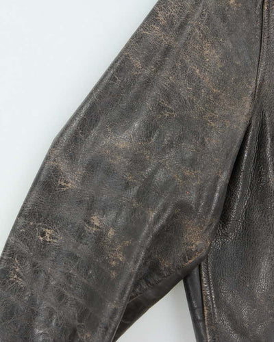 Vintage 50s Leather Flight Jacket - L