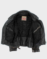 Vintage 1980s Chevignon Classic Leather Moto Biker Jacket - L