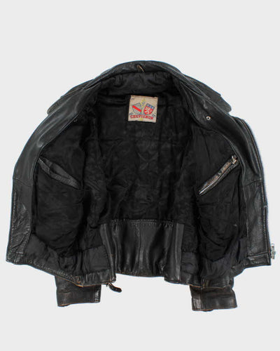Vintage 80s Chevignon Leather Jacket - L