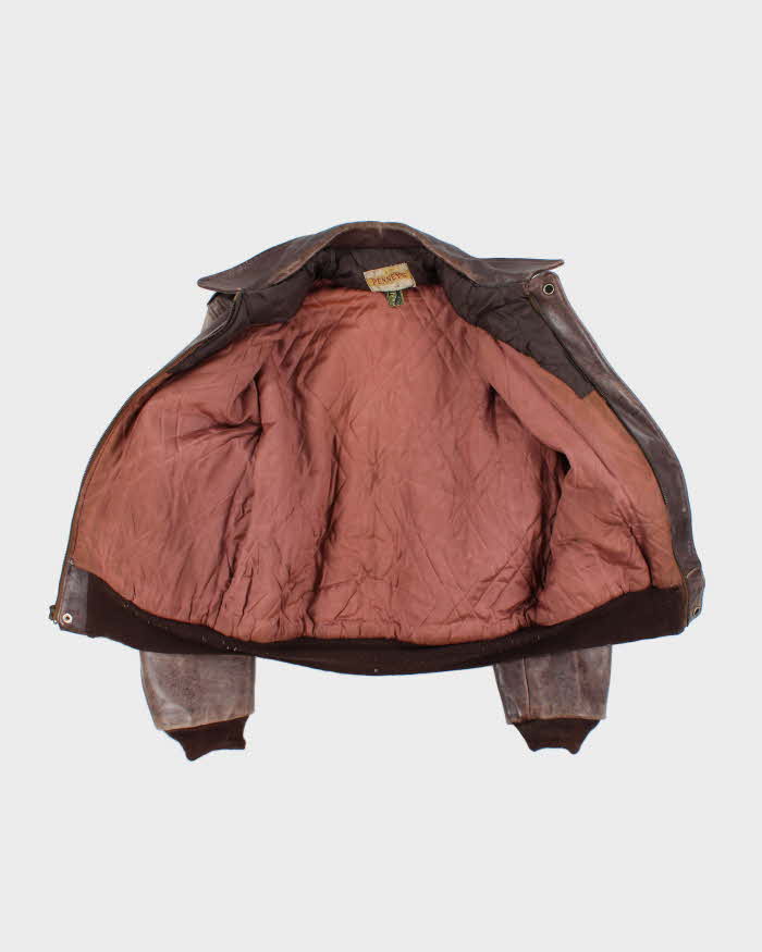 Vintage 40s/50s Penney's Leather Jacket - M
