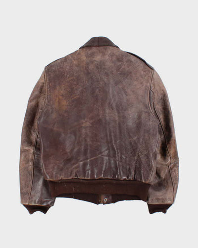 Vintage 40s/50s Penney's Leather Jacket - M