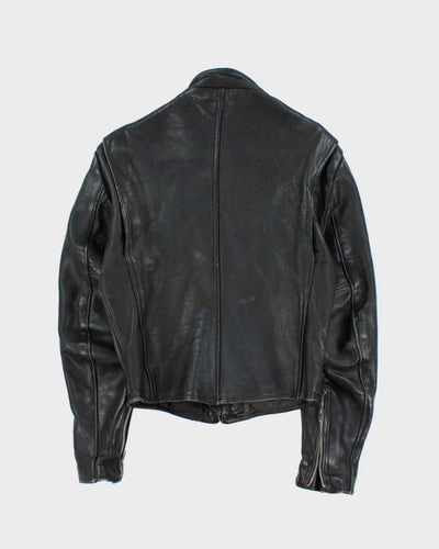Vintage 70s Cafe Racer Leather Jacket - S