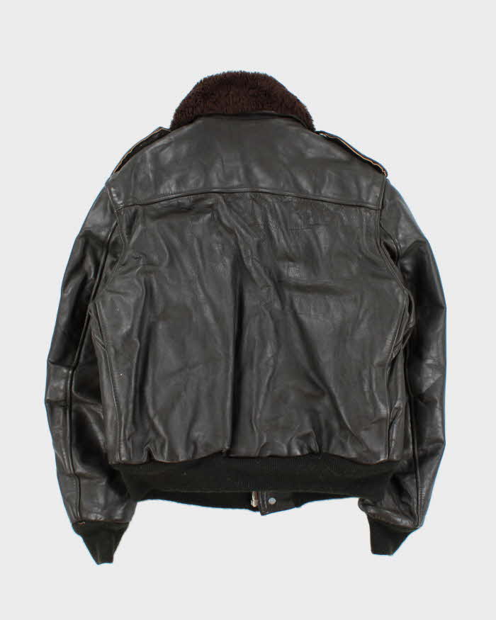 Vintage 1950s G-1 U.S Airforce Horsehide Leather Flight Bomber Jacket - L