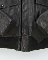 Vintage 1950s G-1 U.S Airforce Horsehide Leather Flight Bomber Jacket - L