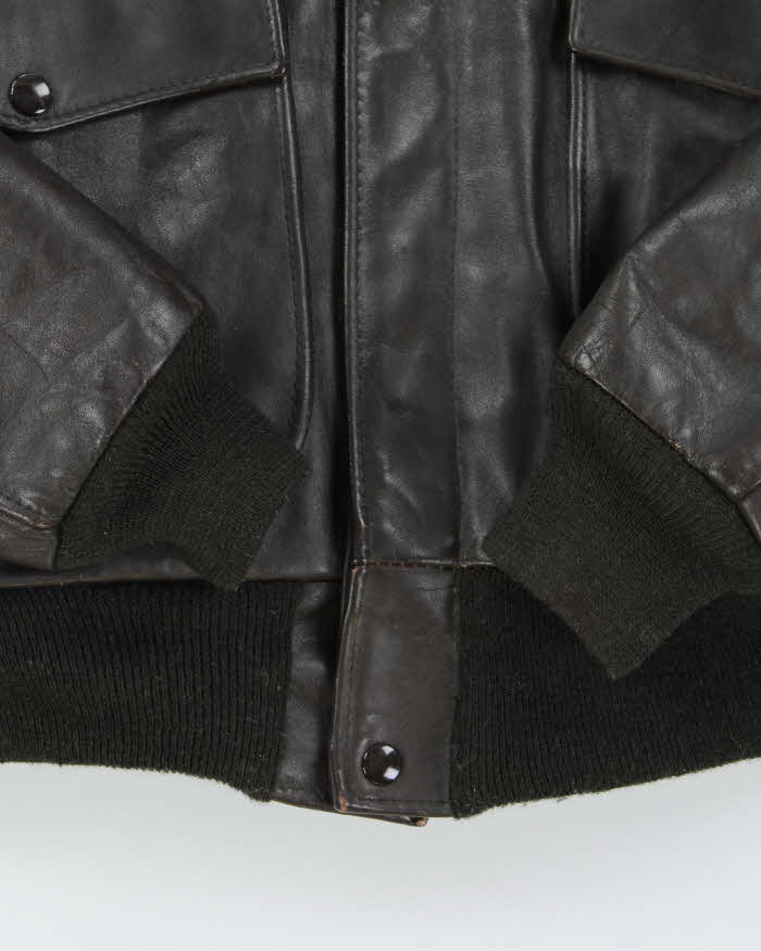 Vintage 1950s G-1 U.S Airforce Horsehide Leather Flight Bomber Jacket - L