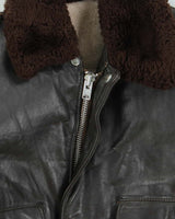 Vintage 1950s G-1 U.S Airforce Horsehide Leather Flight Bomber Jacket - L