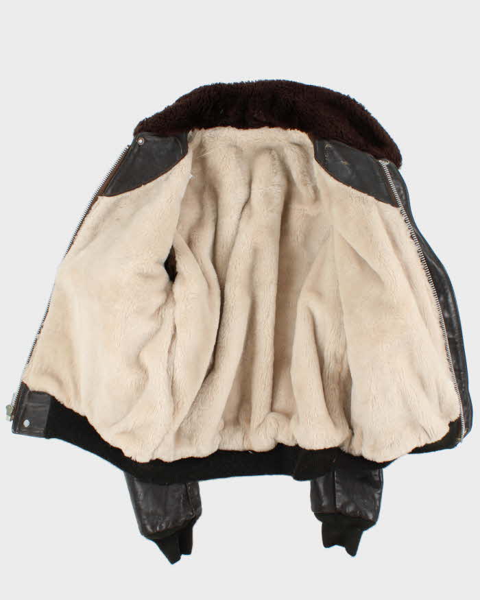 Vintage 1950s G-1 U.S Airforce Horsehide Leather Flight Bomber Jacket - L