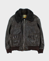 Vintage 1960s Brimaco Horsehide G-1 Leather Flight Jacket - L
