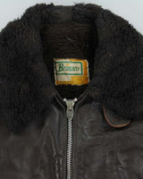 Vintage 1960s Brimaco Horsehide G-1 Leather Flight Jacket - L