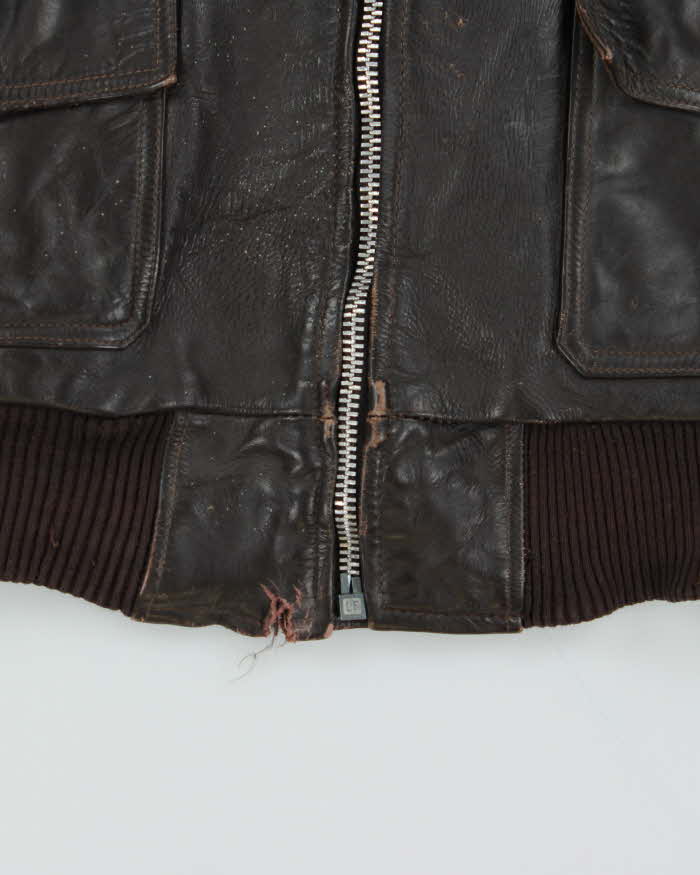 Vintage 1960s Brimaco Horsehide G-1 Leather Flight Jacket - L