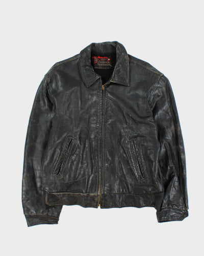 Vintage 50s Oakbrook Sportswear Leather Jacket - L