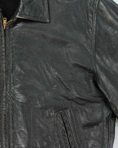 Vintage 50s Oakbrook Sportswear Leather Jacket - L