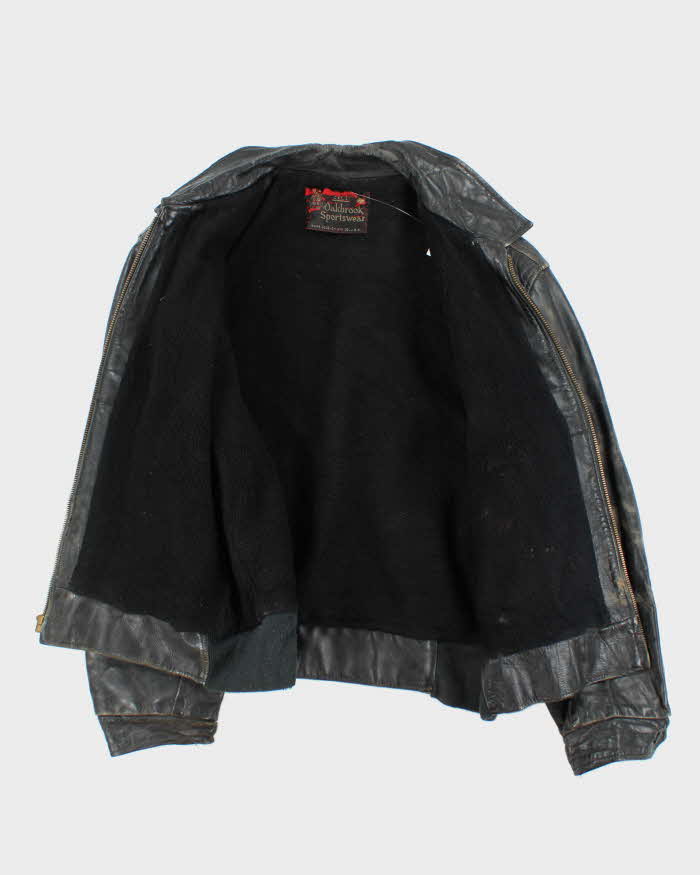 Vintage 50s Oakbrook Sportswear Leather Jacket - L