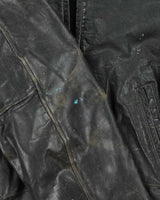 Vintage 1950s Sears Oakbrook Leather Steerhide Biker Jacket - L