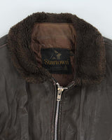 Vintage 1970s Startown London G-1 Leather Flight Jacket - L