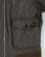 Vintage 1970s Startown London G-1 Leather Flight Jacket - L