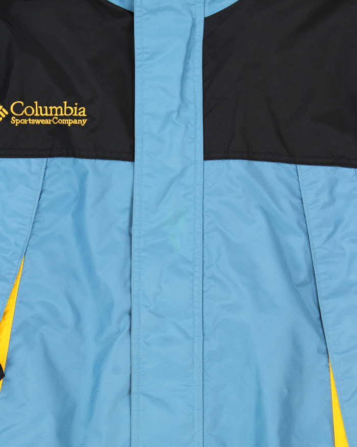 Vintage 1990s Columbia Dual Layer Fleece Lined Hooded Jacket - L