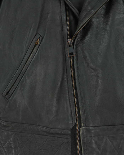 Vintage 50s Cafe Racer Leather Jacket - M