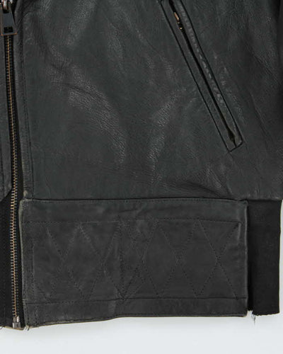 Vintage 50s Cafe Racer Leather Jacket - M